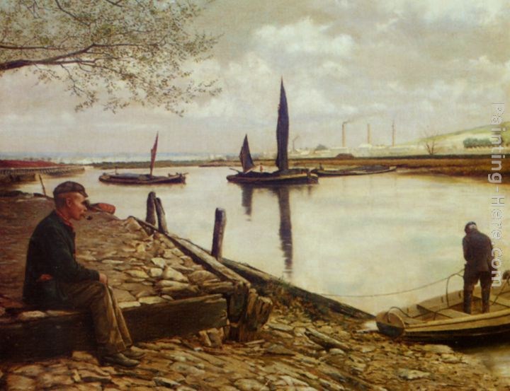 Charles Spencelayh Snodland Ferry Kent